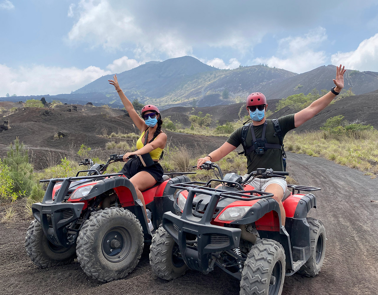 Petualangan ATV di Gunung Batur: Lava Hitam dan Pasir